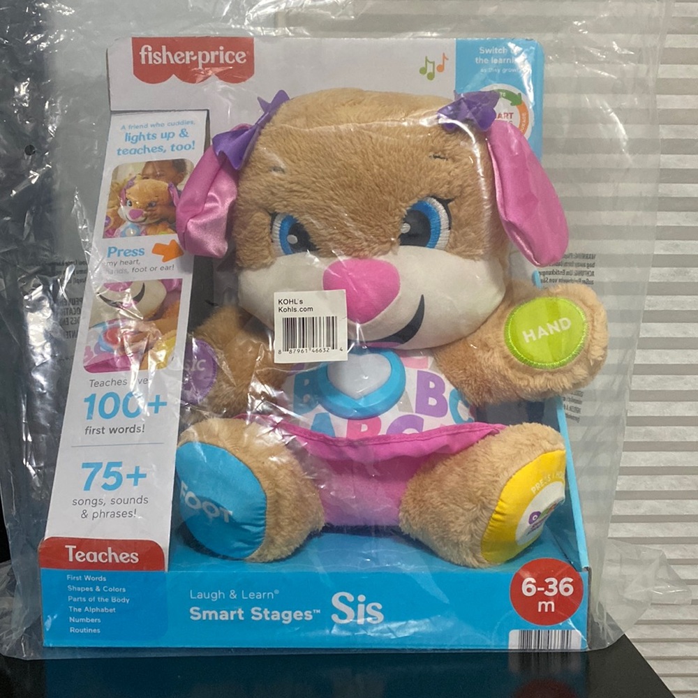 NEW FISHER PRICE SMART STAGES SIS DOG